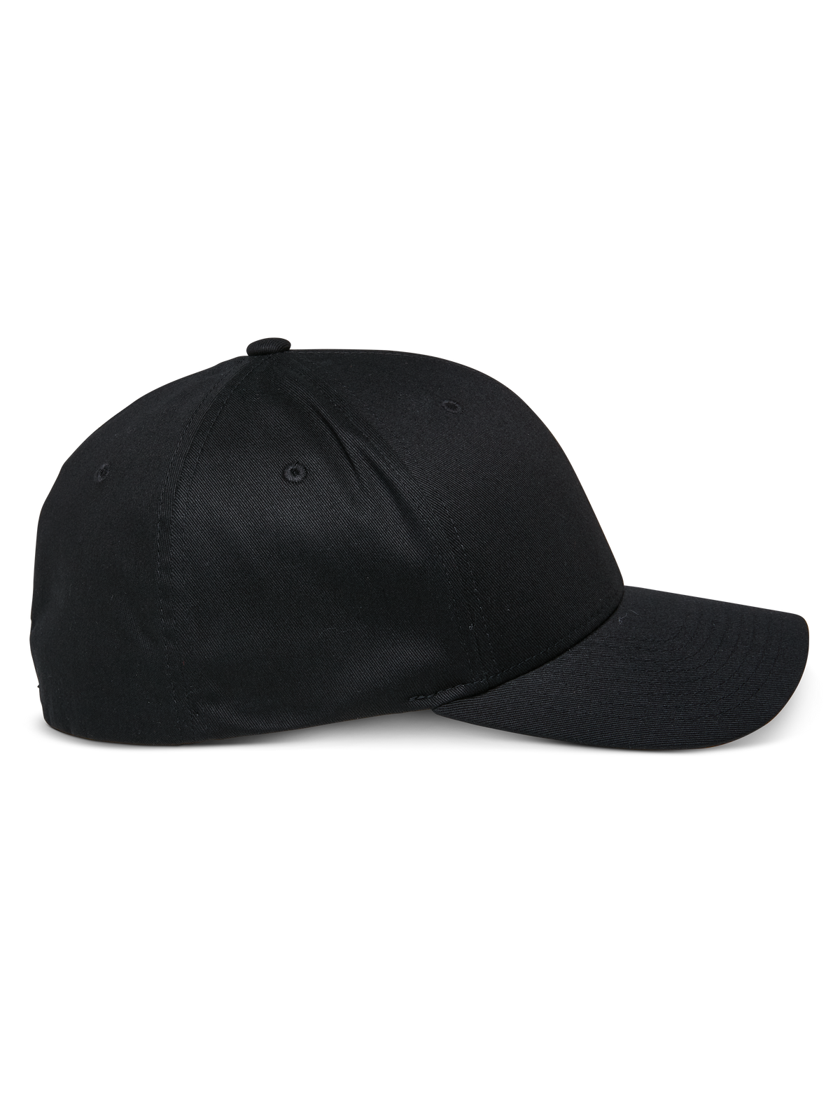 Alpinestars Share Hat, Curved Bill Baseball Cap, Black, Side Profile, Structured Crown, Casual Motorsport-Inspired Sportswear