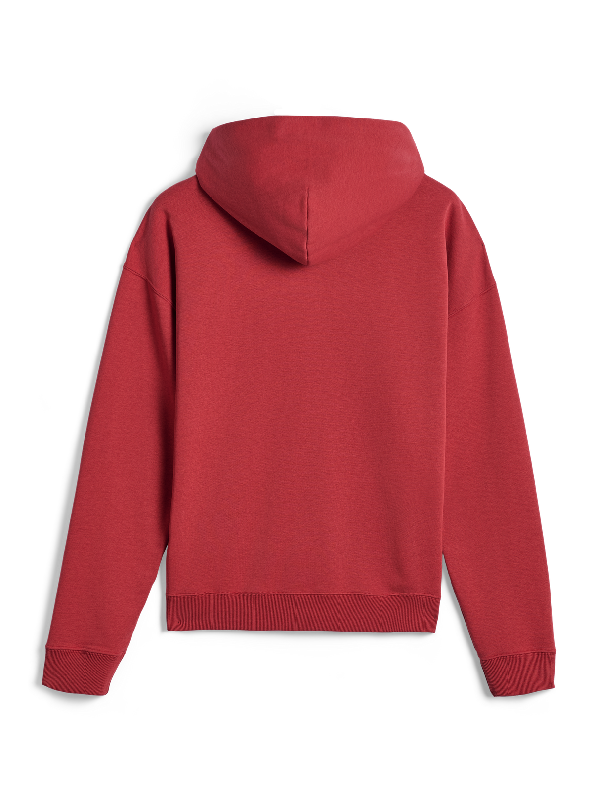 Alpinestars Essentials Ageless Zip Hoodie, widok z tyłu, kolor ceglasty, codzienna odzież streetwearowa, luźny krój z prążkowanymi mankietami i dołem, miękka tekstura kompaktowego polaru