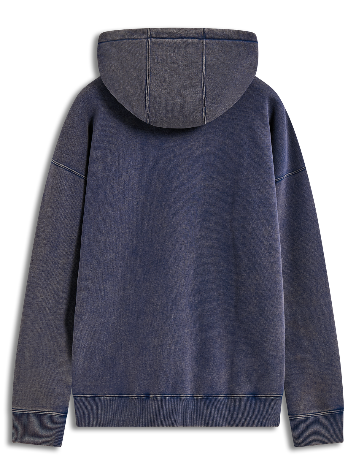 Alpinestars Infinite Washed Oversized Hoodie in Blue, casual sportswear featuring a snow-wash fleece finish and a relaxed fit.