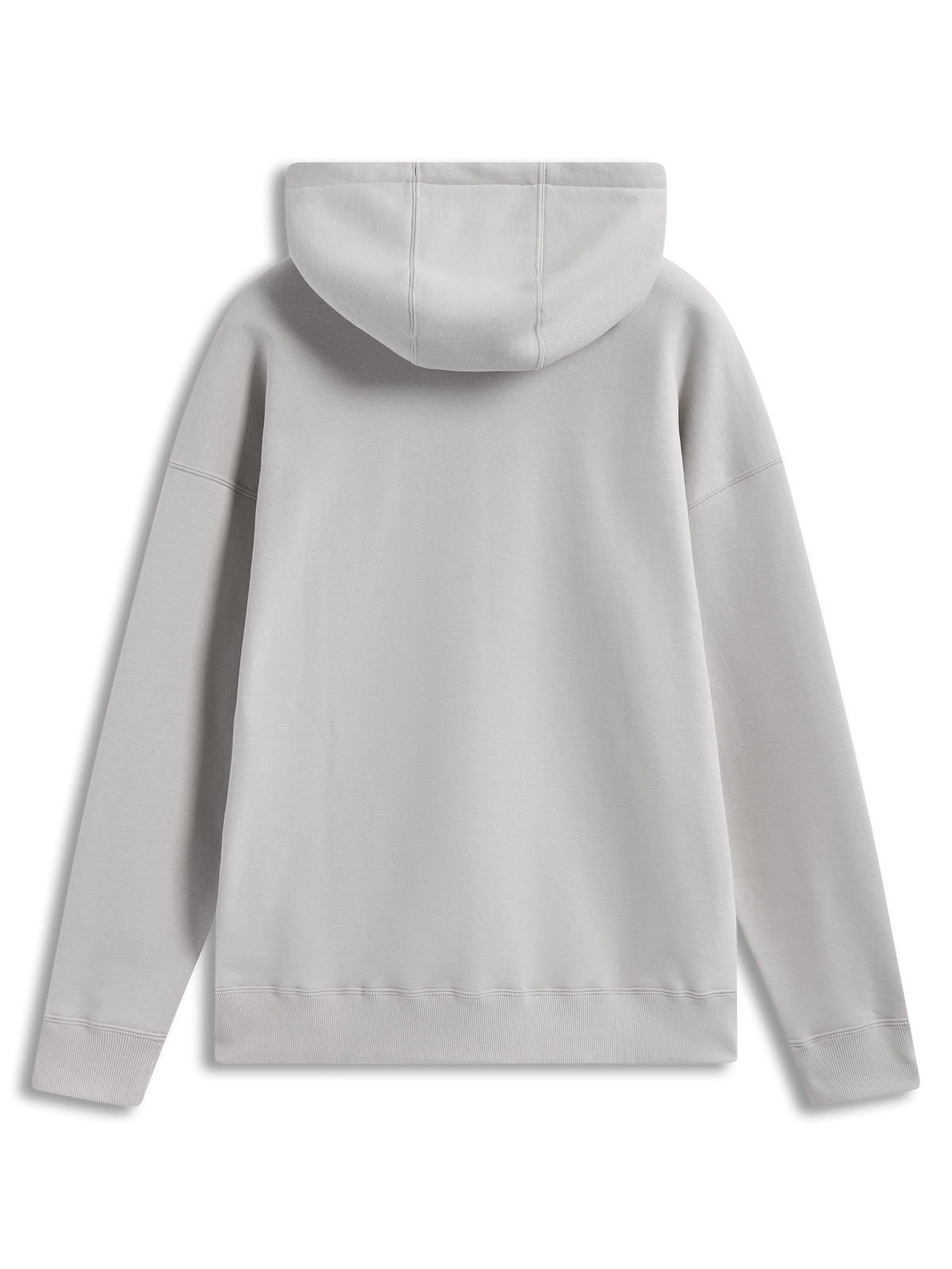 Alpinestars Prelude Oversized Hoodie, beżowa bluza z kapturem o luźnym kroju, widok z tyłu, polarowa odzież sportowa ze ściągaczami.