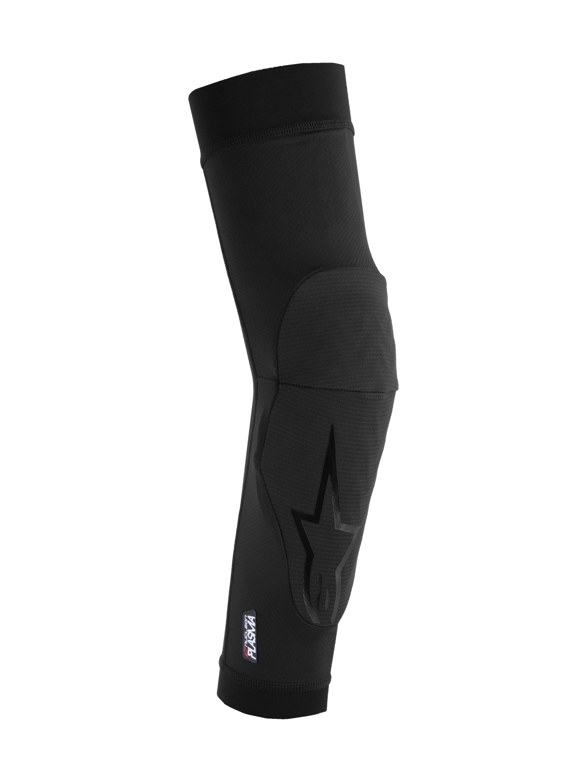 Alpinestars A-Motion Plasma Elbow Sleeve, czarny ochraniacz łokcia MTB, z wyściółką Nucleon Plasma, oddychająca wsuwana konstrukcja z siatki, ergonomiczne dopasowanie i subtelne logo gwiazdy, lekka ochrona do jazdy w terenie