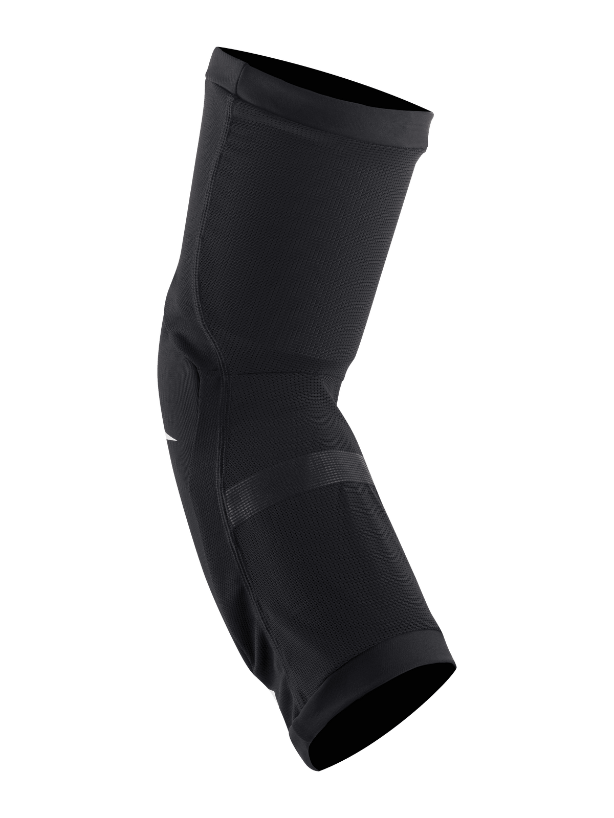 Alpinestars Paragon Plus Knee Protectors, czarno-białe, wsuwane ochraniacze kolan MTB, oddychająca konstrukcja z rozciągliwej siatki, profilowane dopasowanie z elastycznymi mankietami do kolarstwa terenowego