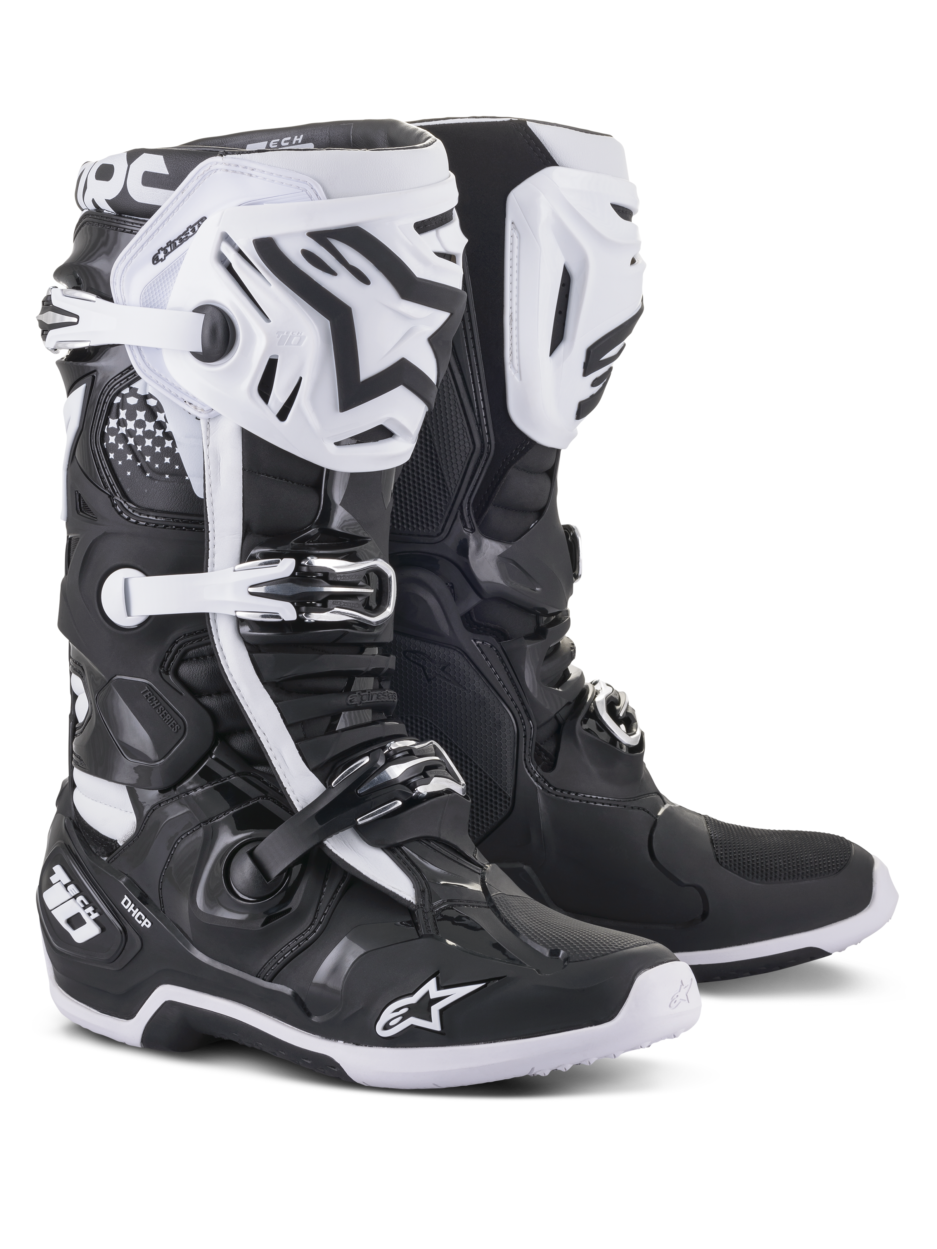 Buty Tech 10 - CZARNY MOTOCROSS buty | Alpinestars® Sklep
