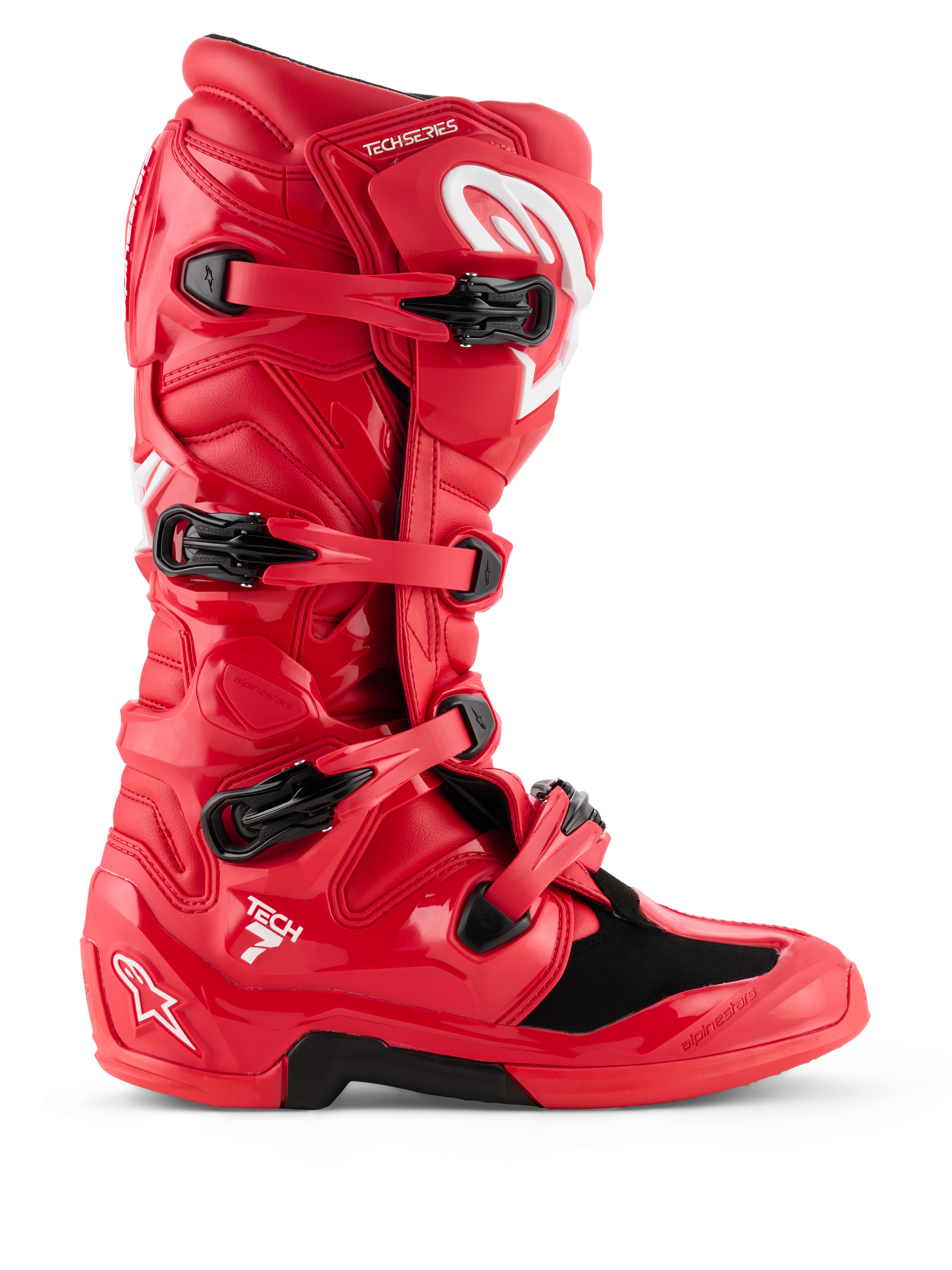 Buty Tech 7 - CZERWONY MOTOCROSS buty