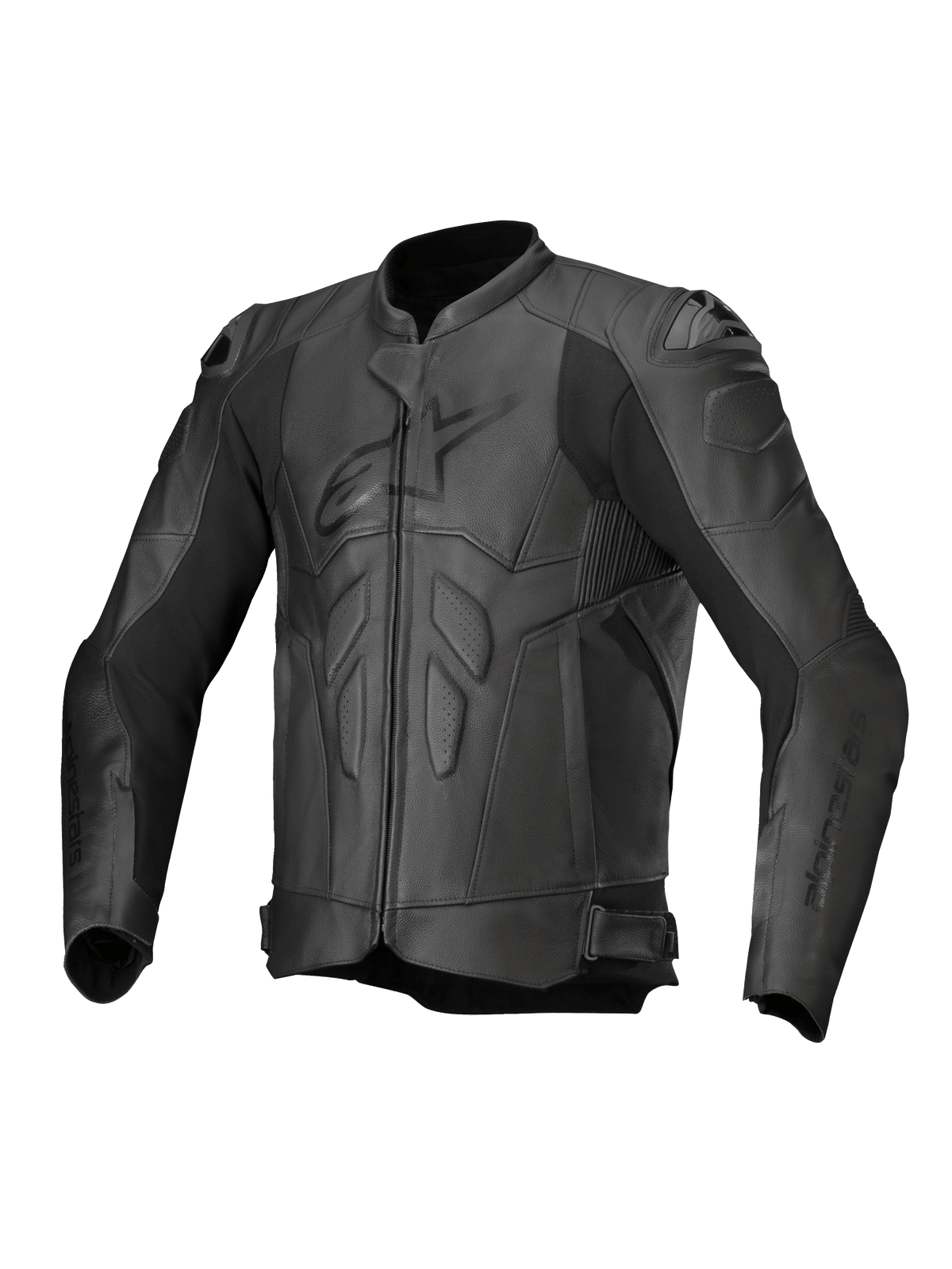 Alpinestars kurtka Dusk skórzana, męska kurtka motocyklowa, czarna, skóra bydlęca, slidery DFS oraz system Tech-Air Ready.