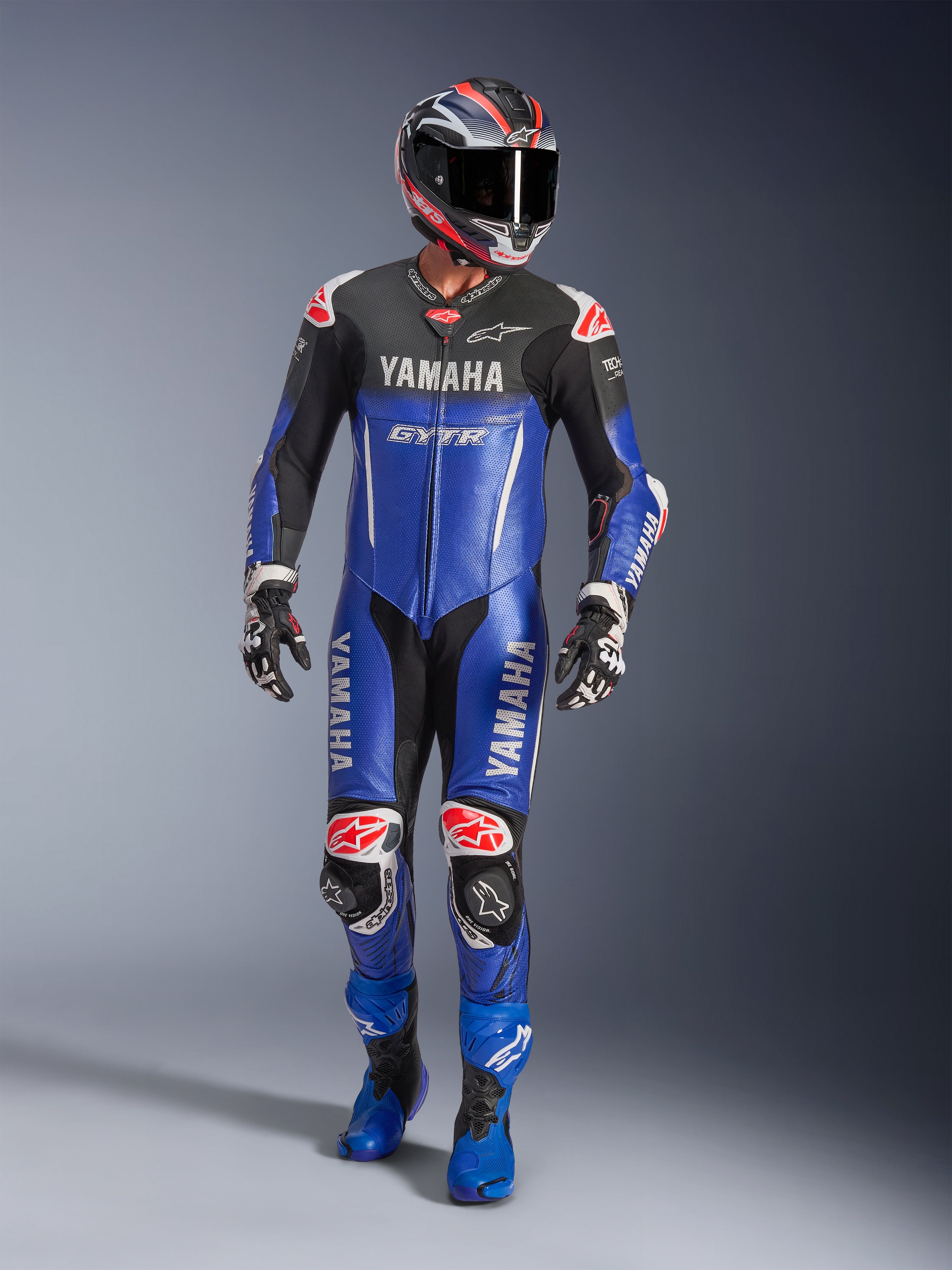 Yamaha GP-R7 - Blue Motorcycle Suit | Alpinestars®
