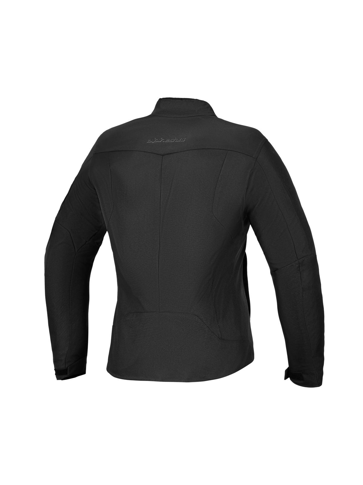Alpinestars Stella C-1 Waterproof Jacket, damska wodoodporna kurtka motocyklowa miejska, widok z tyłu przedstawiający czarny kolor i konstrukcję pleców