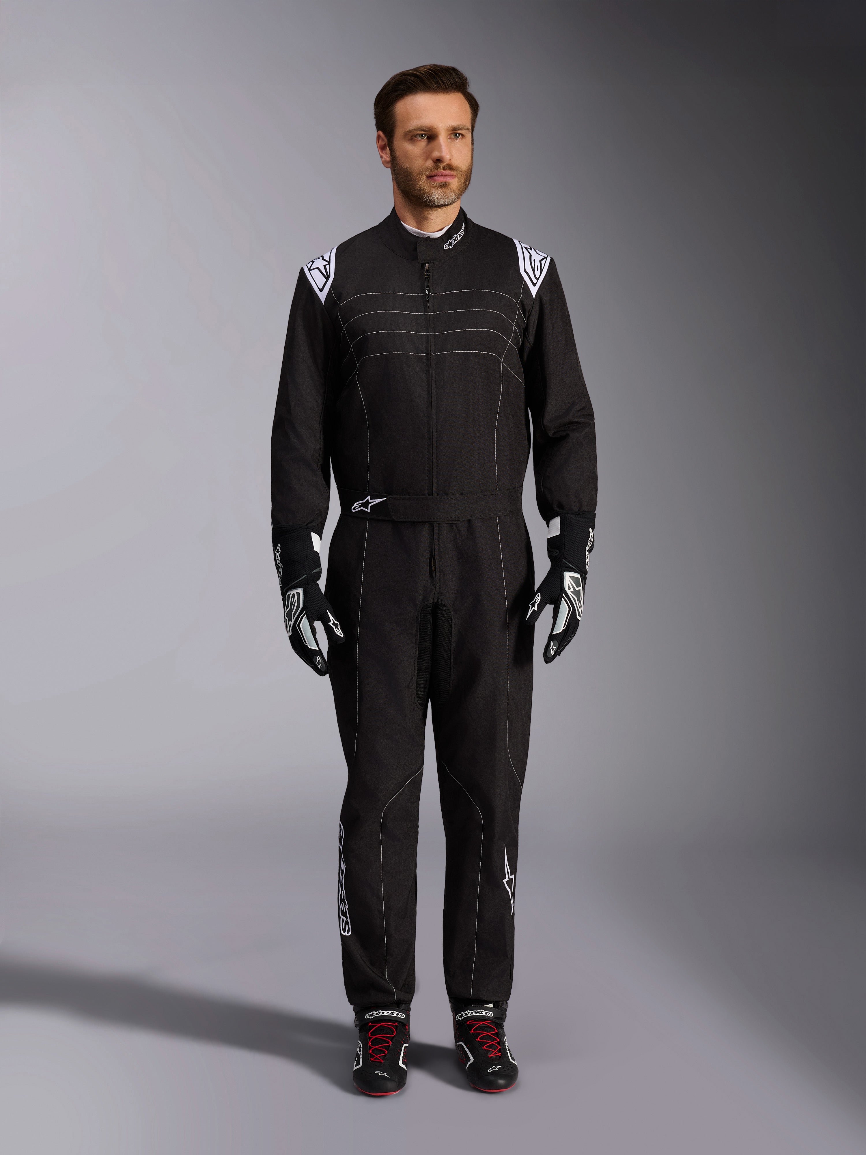 Kombinezon KMX-9 V3 - Czarny Kartingowe Kombinezon | Alpinestars®