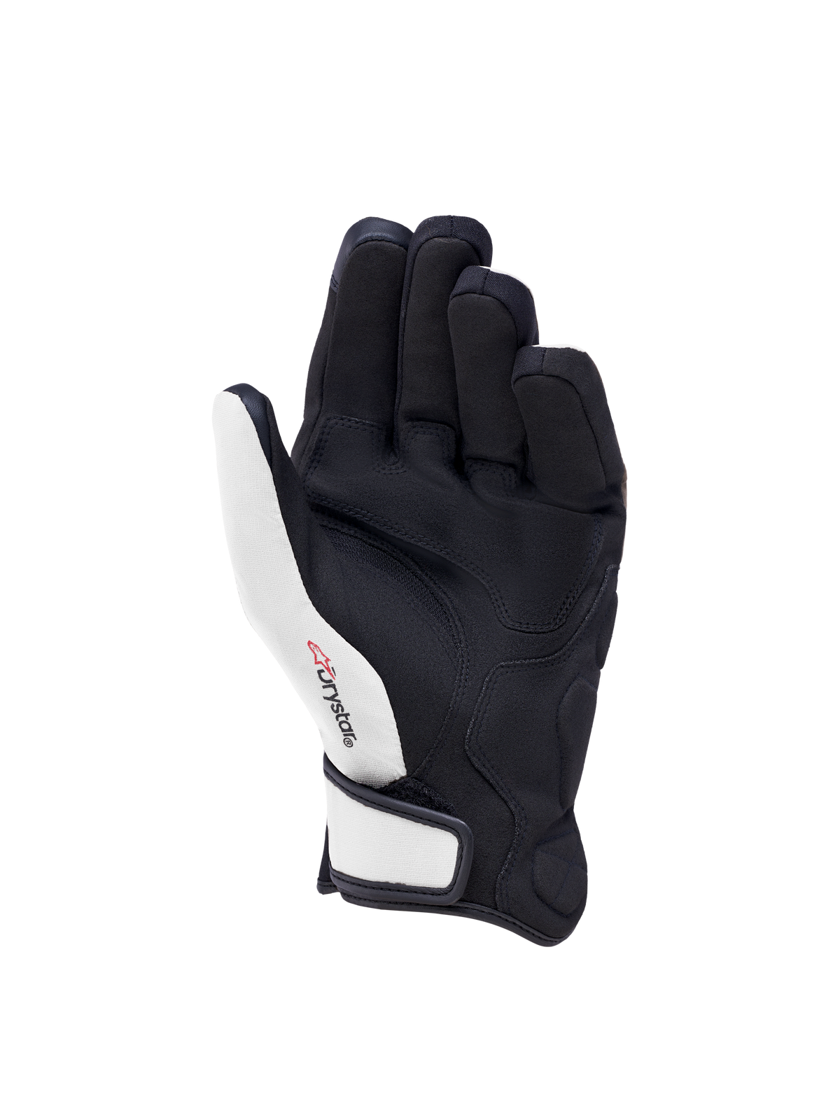 Alpinestars Ignite Drystar Insulated Gloves, motorcycle touring gloves, Light Gray and Black, waterproof winter riding gear with synthetic suede palm and Drystar membrane