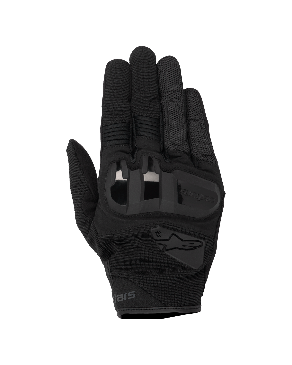 Rękawice Alpinestars Chrome V2, rękawice motocyklowe, kolor Black Asphalt, wyposażone w miękką ochronę kostek 3D TPU, panele wentylacyjne z elastycznej siatki i harmonijkowe wstawki na palcach, krótki mankiet, miejski design