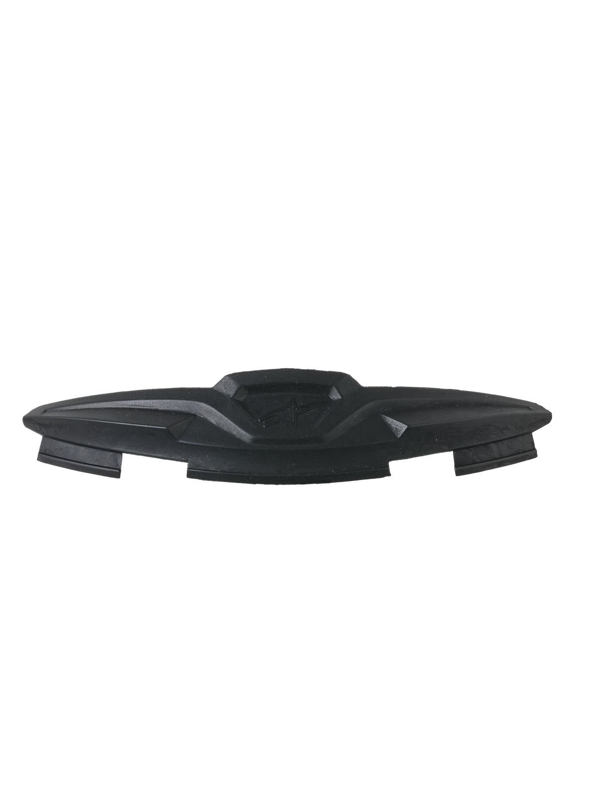 Alpinestars S-R7 Breath Deflector, akcesorium do kasku motocyklowego, czarna konstrukcja z TPU, widok z przodu