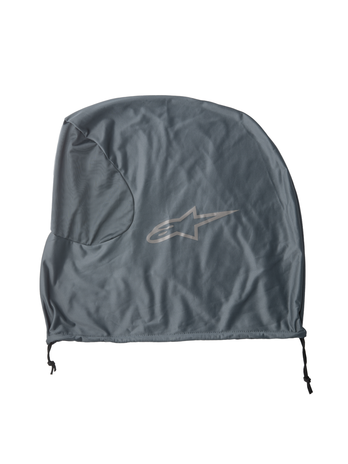 Alpinestars S-M7 Soft Bag, szary worek na kask, lekka tekstylna torba do przechowywania, logo gwiazdy Alpinestars, zapięcie na sznurek, ochrona sprzętu motocrossowego