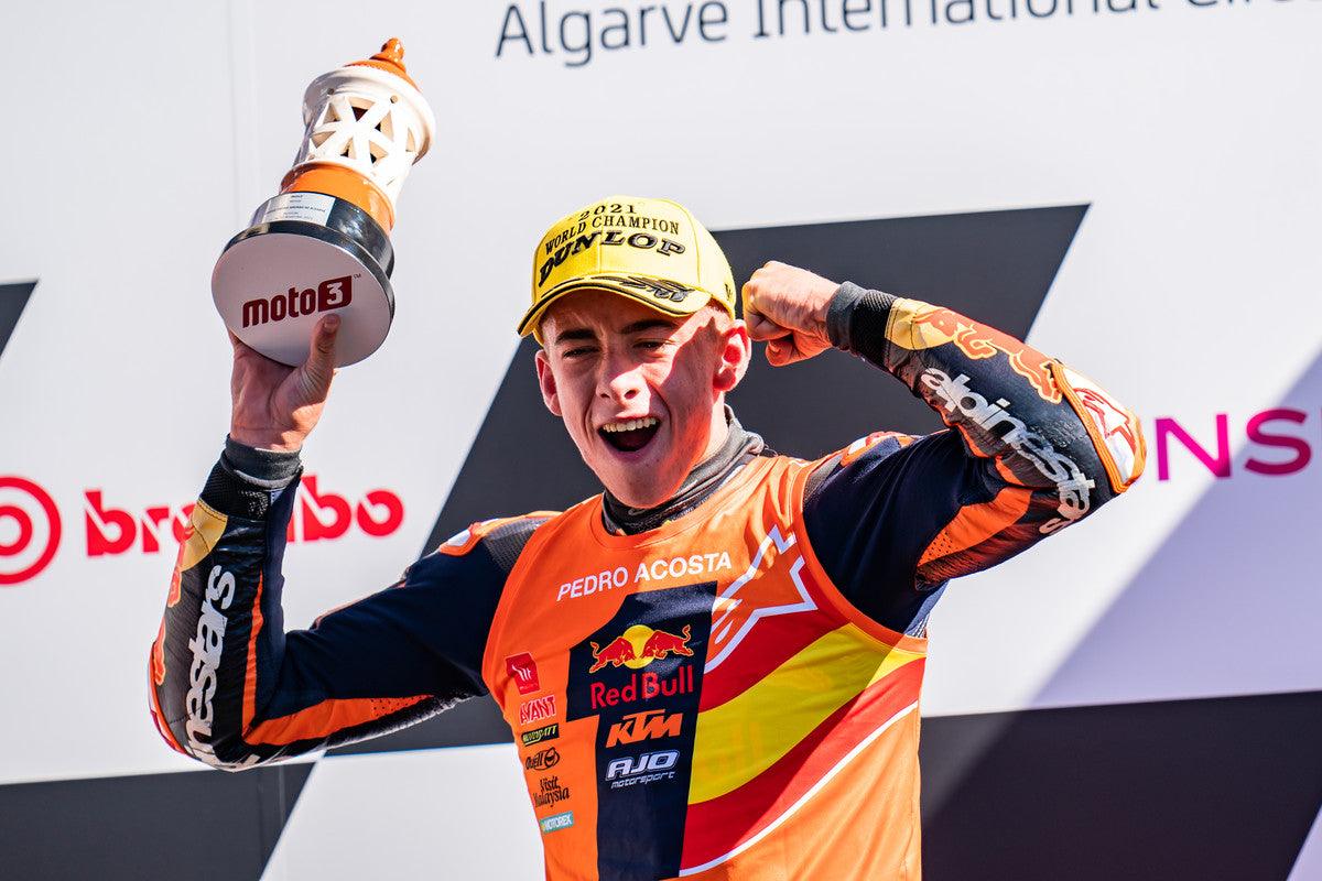 PEDRO ACOSTA IS THE 2021 MOTO3 WORLD CHAMPION!