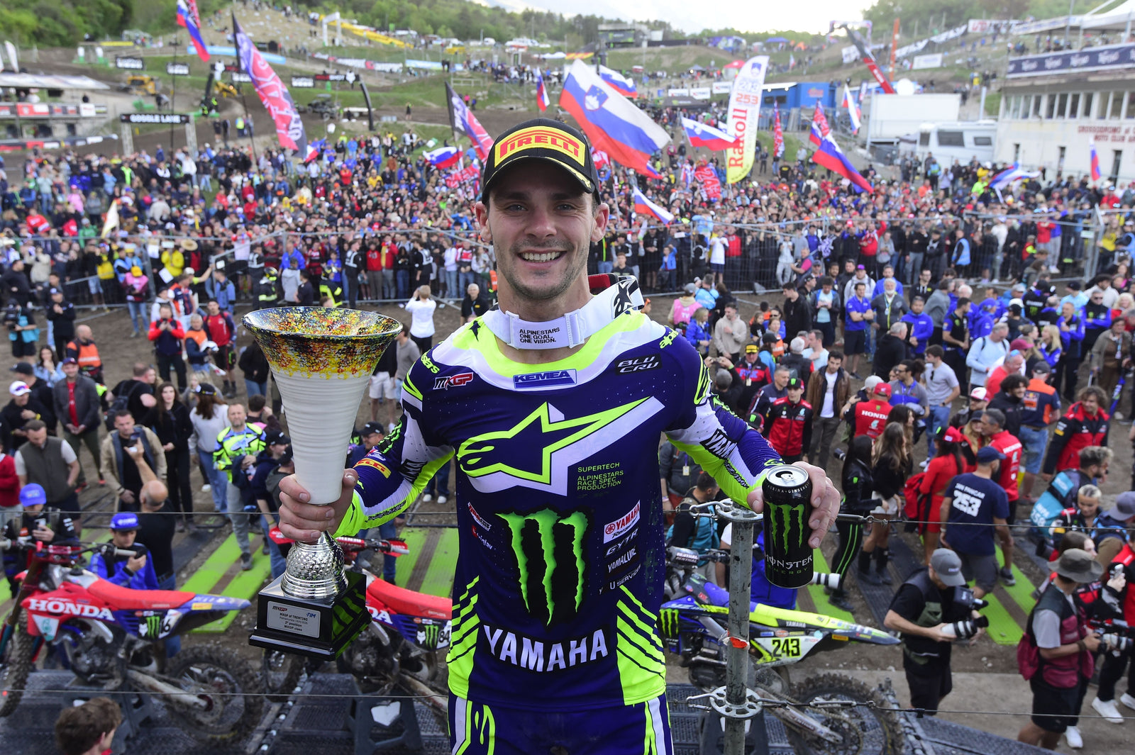 TIM GASJER AT THE FOREFRONT OF GRAND PRIX OF TRENTINO ACTION IN ITALY