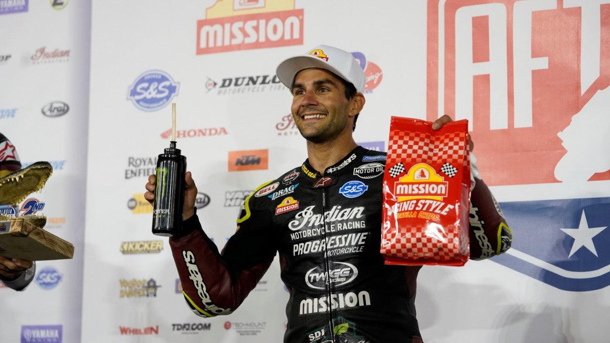 ALPINESTARS 1,2 AS JARED MEES WINS AMERICAN FLAT TRACK VOLUSIA HALF-MILE II RACE AT DAYTONA BEACH