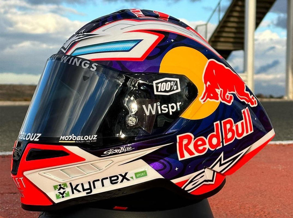 JORGE MARTIN SHOWCASES ALPINESTARS REVOLUTIONARY SUPERTECH R10 RACING HELMET AHEAD OF NEW SEASON