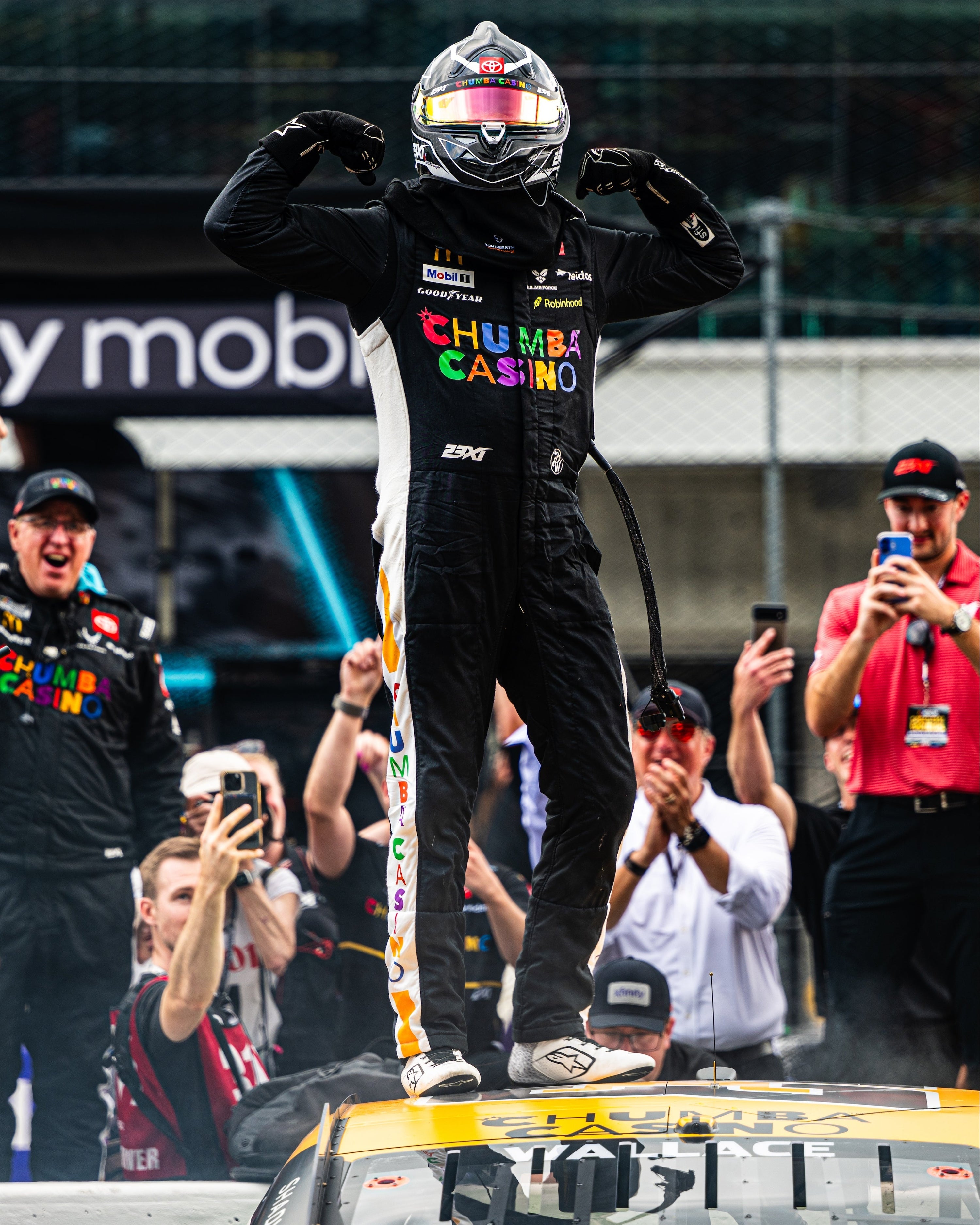 BUBBA WALLACE HOLDS ON IN DOUBLE OVERTIME TO SNATCH BRICKYARD 400 NASCAR CUP SERIES WIN IN INDIANAPOLIS
