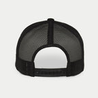 Czapka Alpinestars Flag Snapback, Military Black, widok z tyłu prezentujący czarne panele z elastycznej siateczki i regulowane plastikowe zapięcie typu snapback, codzienny dodatek streetwearowy