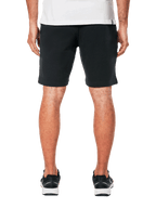 Alpinestars Dunker Short, czarne męskie spodenki treningowe z polaru, widok z tyłu, elastyczny pas, klasyczny sportowy krój
