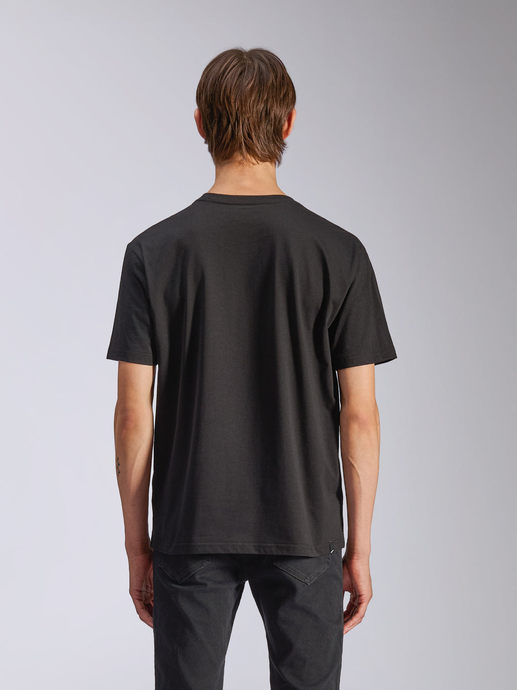 Alpinestars CSF Tee, koszulka z krótkim rękawem, czarna, widok z tyłu, casualowy motorsportowy streetwear