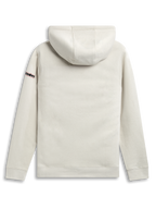 Alpinestars Bluza Z Kapturem Insignia, off white bluza polarowa z kapturem, widok z tyłu z kapturem z tego samego materiału i detalami z logo na rękawie