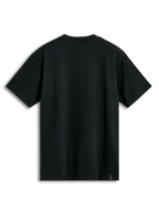 Alpinestars Cereal CSF Tee, koszulka z krótkim rękawem, czarna, widok z tyłu, gładki fason z małą zewnętrzną metką z logo na dole, casualowa odzież streetwearowa w stylu motorsportowym