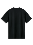Alpinestars T-Shirt Prevail CSF, czarna koszulka z krótkim rękawem, widok z tyłu na gładki czarny materiał, casualowa odzież sportowa