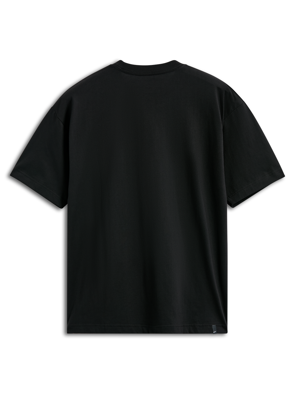 Alpinestars Aplomb Oversized CSF Tee, Short Sleeve T-Shirt, Black, Rear view, clean design with small logo tag at the hem, oversized fit casual streetwear