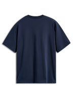 Alpinestars Aplomb Oversized CSF Tee, t-shirt z krótkim rękawem, granatowy, widok z tyłu, luźny krój oversized, gładki design z małą metką z logo na dolnej krawędzi, codzienna odzież sportowa
