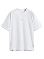 Alpinestars Focused Oversized CSF Tee, koszulka z krótkim rękawem, biała, małe czarne logo Astars na piersi, luźny krój typu oversized, casualowy styl motorsport streetwear
