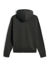 Alpinestars Essentials Ageless Hoodie, Pullover Hoodie, Off Black, back view, premium stone-washed fleece, ribbed cuffs and hem, minimal casual streetwear design