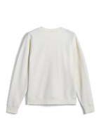 Alpinestars Essentials Ageless Crew, Crewneck Sweatshirt, Off White, Back view showing plain design with ribbed cuffs and hem, casual motorsport-inspired streetwear