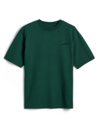 Alpinestars Essentials Ageless SS Tee, koszulka z krótkim rękawem, kolor Pine Green, z małym logo Alpinestars na piersi, codzienna odzież streetwearowa w stylu motorsport