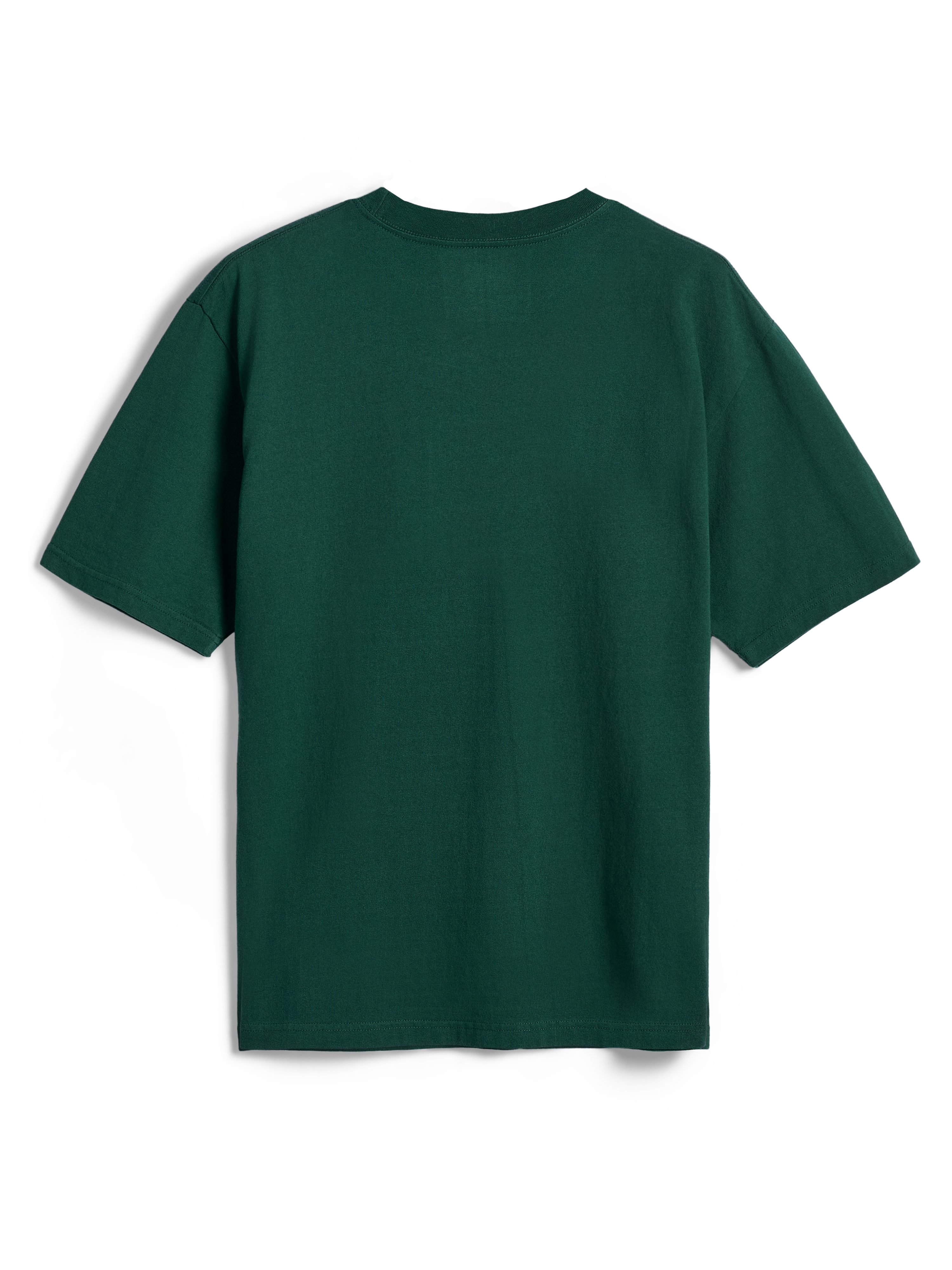 Alpinestars Essentials Ageless SS Tee, koszulka z krótkim rękawem, ciemnozielona, widok z tyłu, jednolity kolor, luźny krój, codzienna odzież sportowa