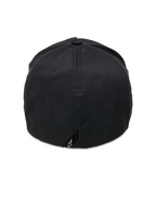 Alpinestars Ageless Reflex Waterproof Hat, czarna czapka, widok z tyłu, elastyczna konstrukcja typu flex-back, techniczna wodoodporna tkanina, mała czarna metka z białym logo Astars u dołu
