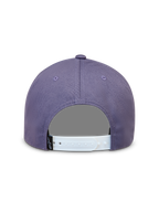 Alpinestars Ageless Snapback Hat in Dusty Purple, back view featuring a white adjustable snapback closure and small black woven Astars logo label.