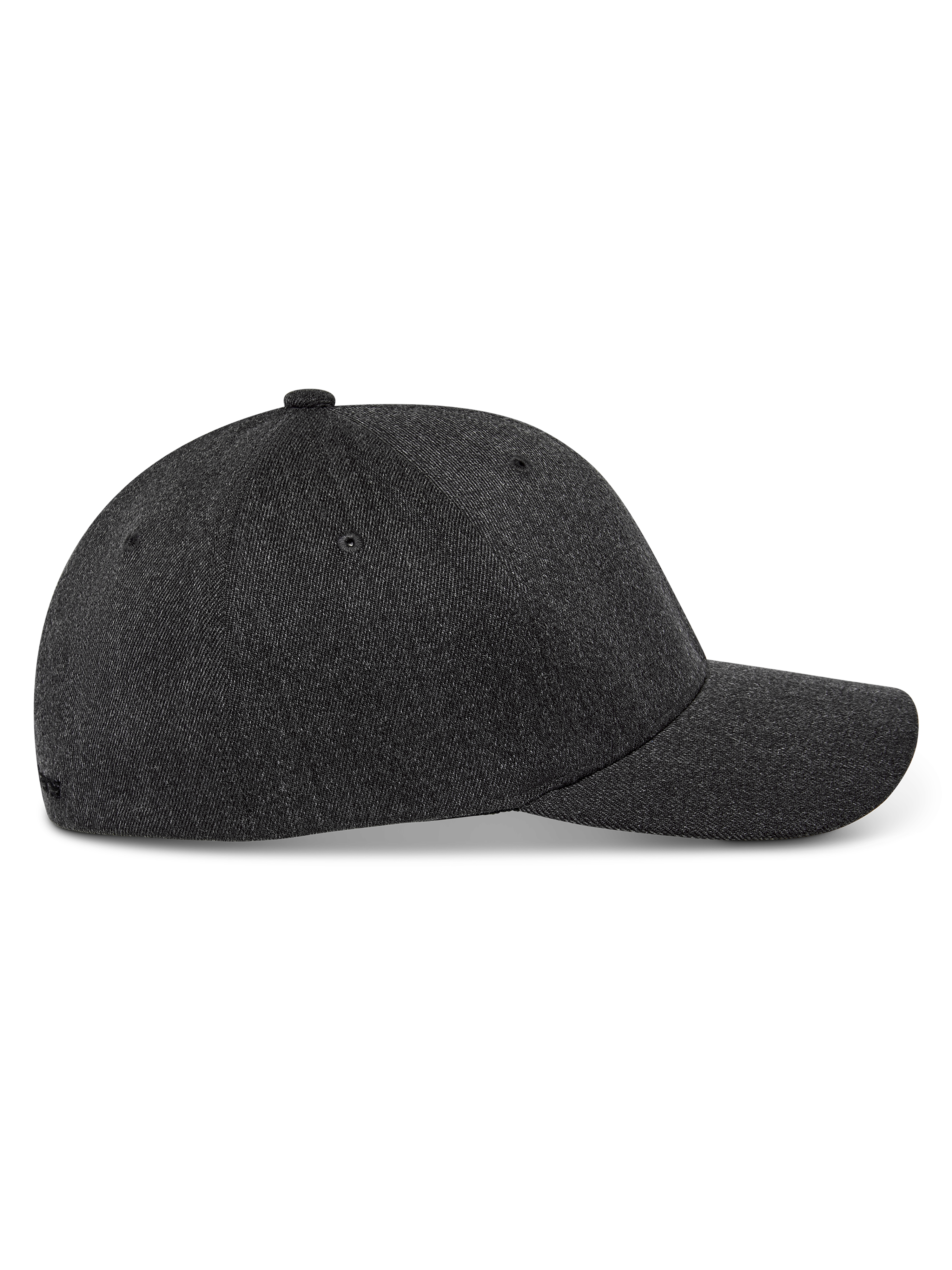 Alpinestars Corp Shift Multi Hat, widok z boku, kolor ciemnoszary melanż, usztywniona korona z zakrzywionym daszkiem, elastyczna tkanina z kepru, codzienna czapka inspirowana sportami motorowymi