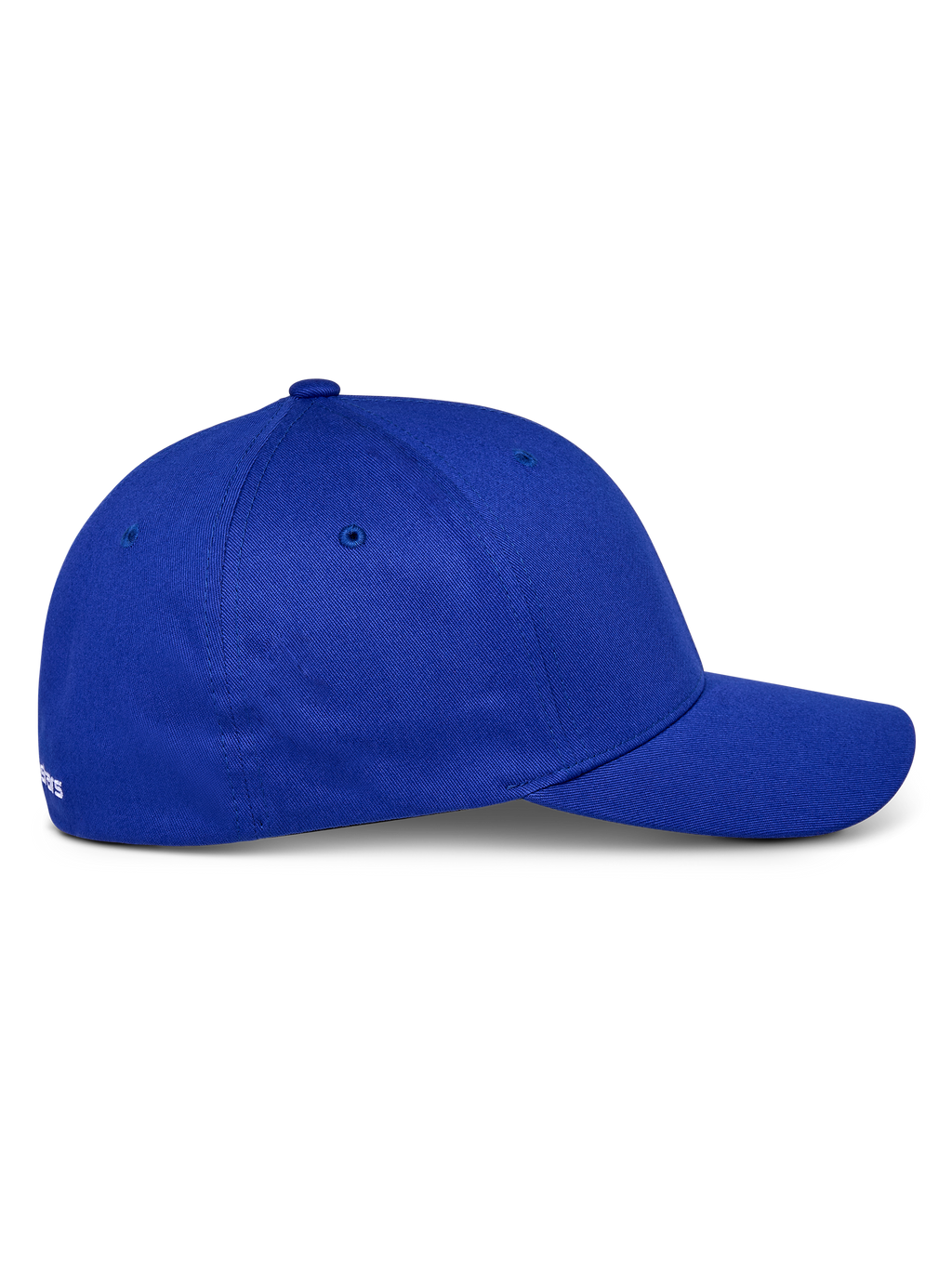 Alpinestars Corp Shift Multi Hat, niebieska, widok z boku, zakrzywiony daszek z usztywnioną koroną, elastyczna bawełniana tkanina typu twill, codzienna czapka inspirowana sportami motorowymi