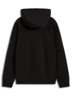 Alpinestars Camino Textured Oversized Hoodie, czarna oversize'owa bluza z kapturem, widok z tyłu, teksturowany polar twill.
