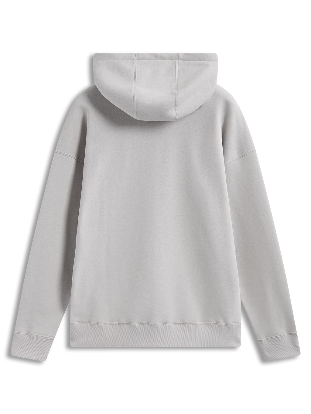 Alpinestars Prelude Oversized Hoodie, beżowa bluza z kapturem o luźnym kroju, widok z tyłu, polarowa odzież sportowa ze ściągaczami.