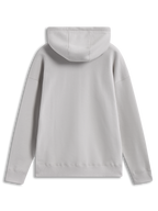 Alpinestars Prelude Oversized Hoodie, beżowa bluza z kapturem o luźnym kroju, widok z tyłu, polarowa odzież sportowa ze ściągaczami.