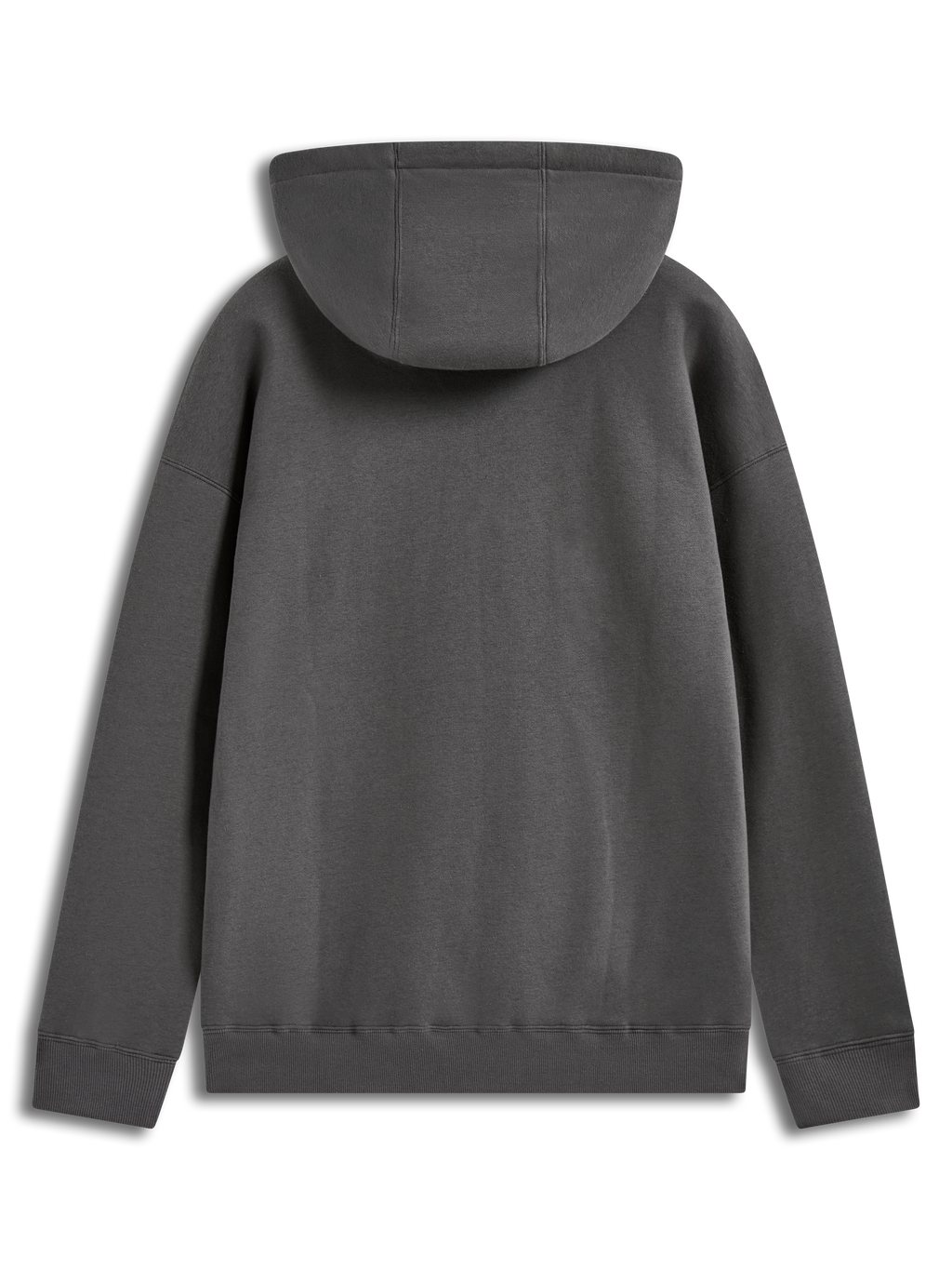 Alpinestars Prelude Oversized Hoodie, ciemnoszara polarowa bluza z kapturem, widok z tyłu, fason oversize.