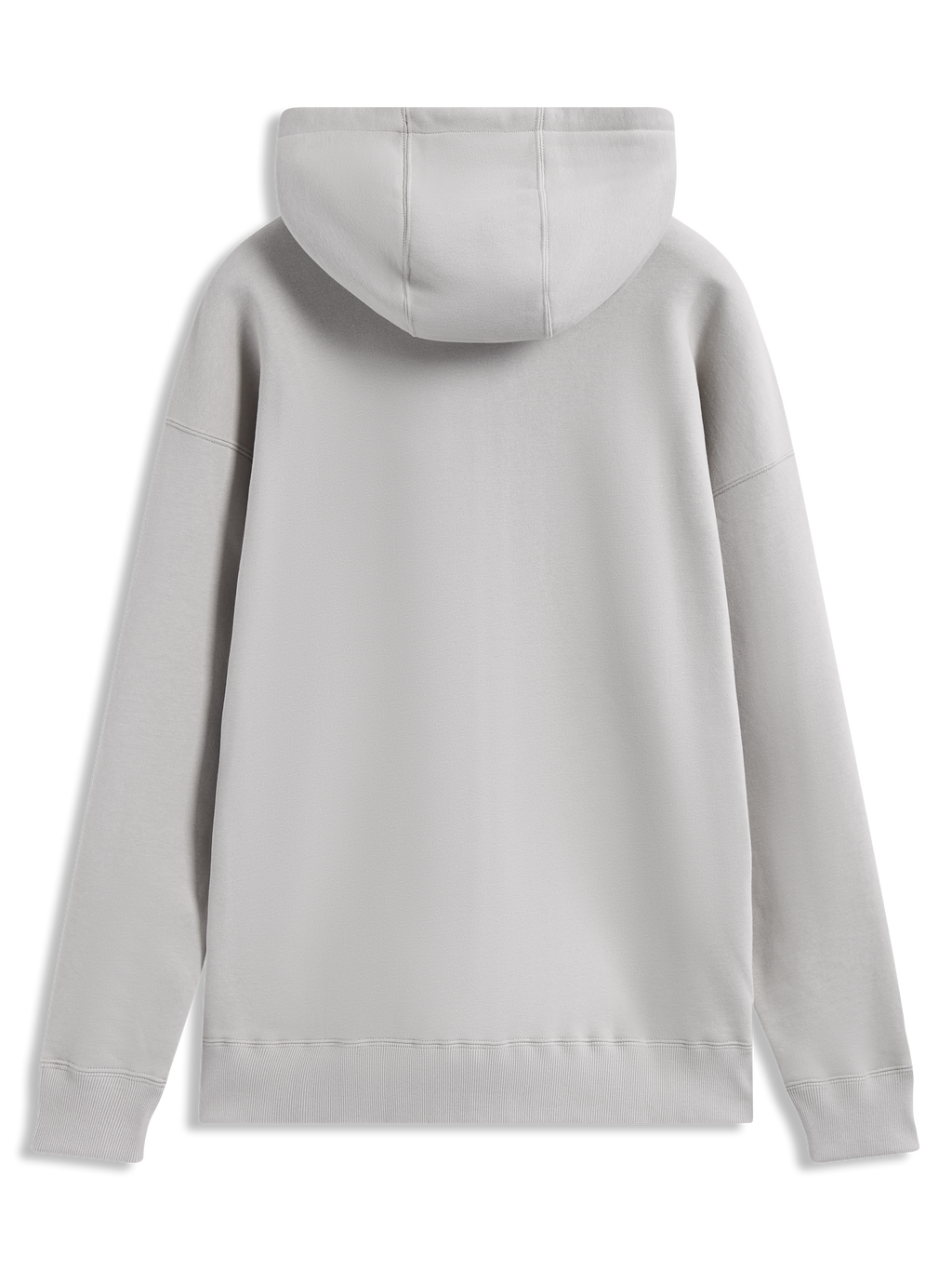 Alpinestars Entity Oversized Hoodie, piaskowa bluza z kapturem, widok z tyłu, luźny polarowy krój, ściągacze, obszerny kaptur.