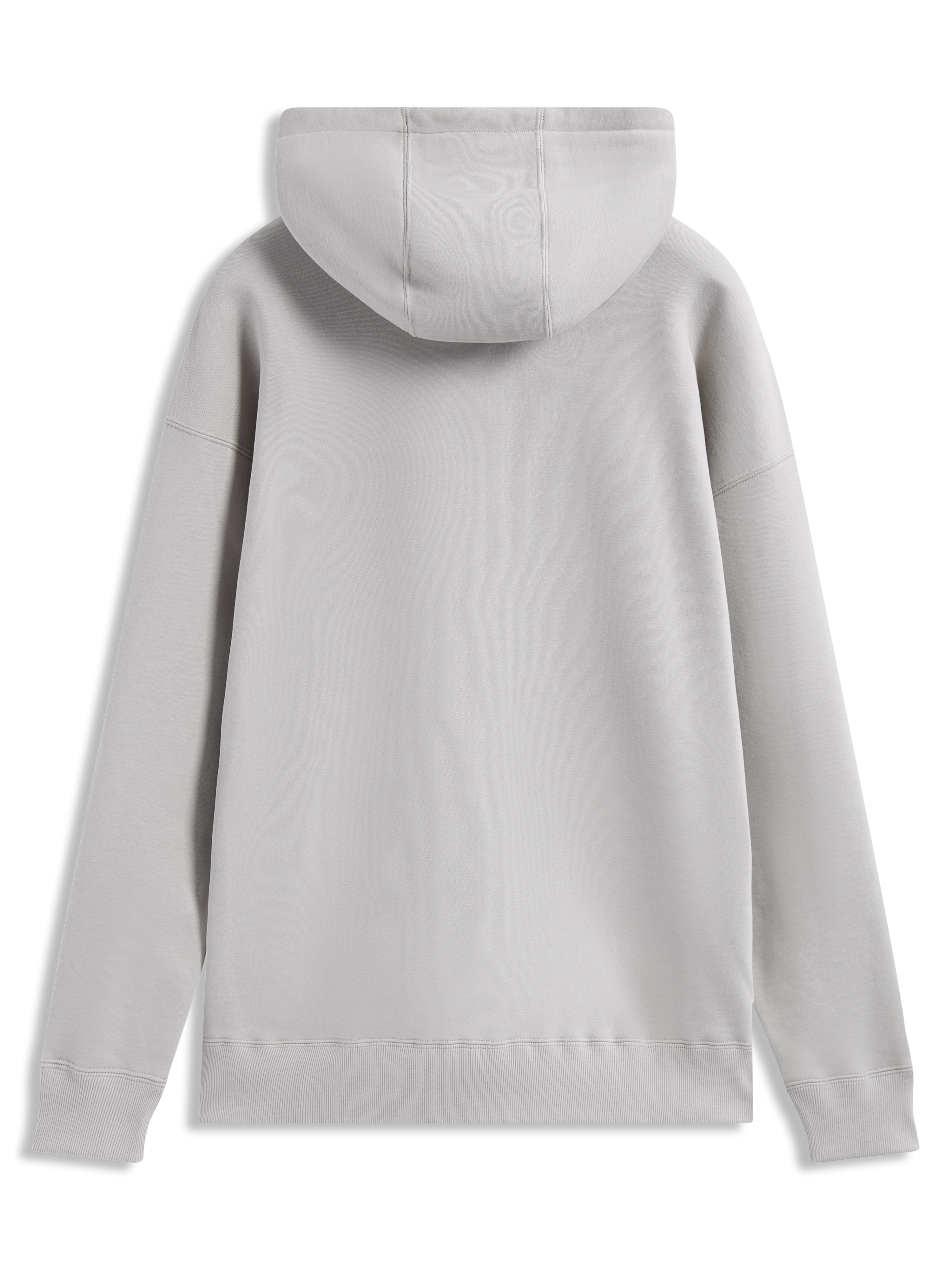 Alpinestars Entity Oversized Hoodie, piaskowa bluza z kapturem, widok z tyłu, luźny polarowy krój, ściągacze, obszerny kaptur.