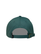 Alpinestars Explorer Strapback, zielona czapka z daszkiem, regulowane zapięcie z tyłu i mała metka z logo, tkanina z kepru.
