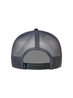 Alpinestars Ten Trucker, ciemnoszara czapka z daszkiem, siateczkowy tył, regulowane zapięcie snapback, mała metka z logo Astars