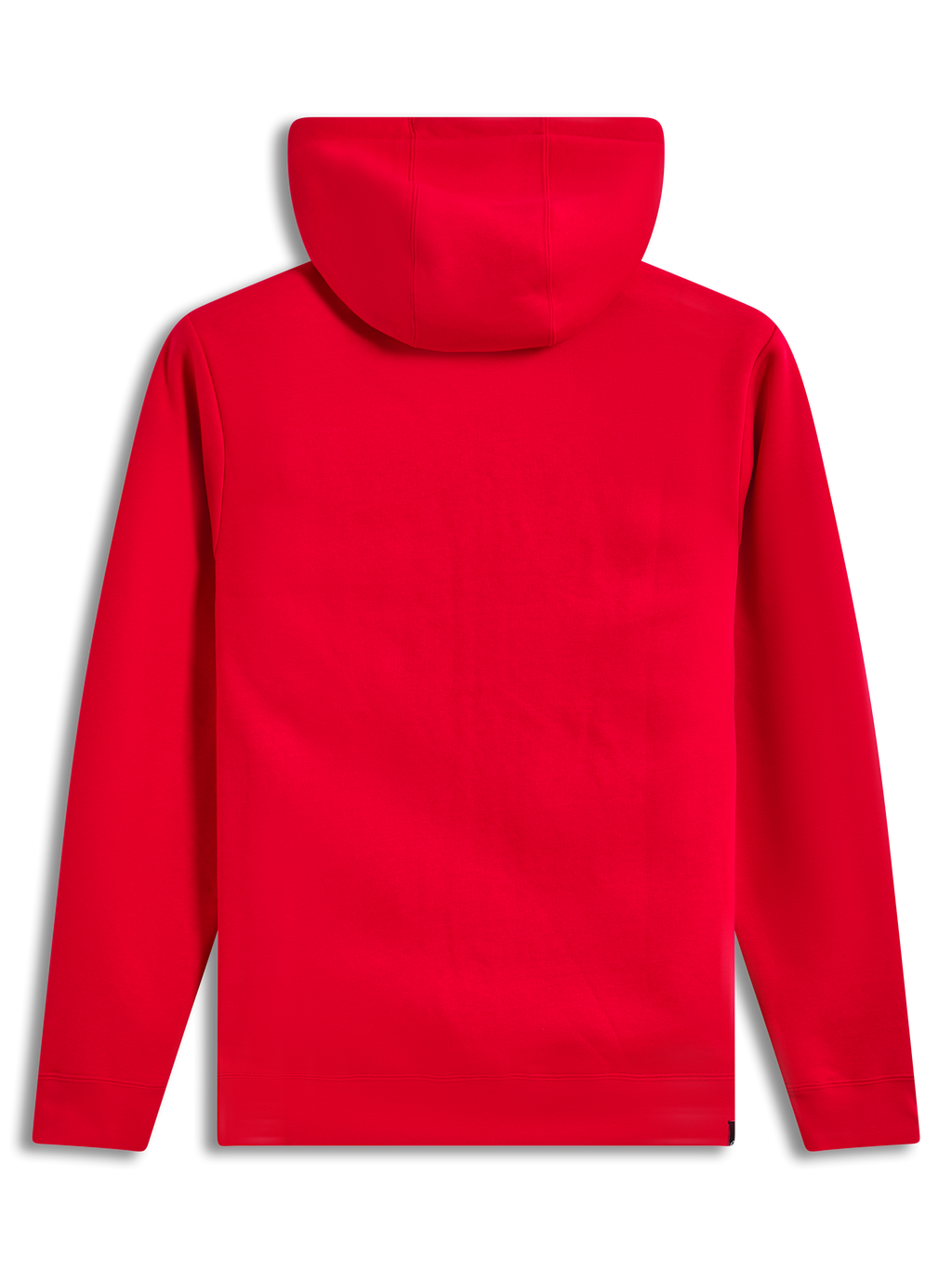Alpinestars Ageless Zip V3 Hoodie, czerwona polarowa bluza z kapturem, odzież sportowa, widok z tyłu.
