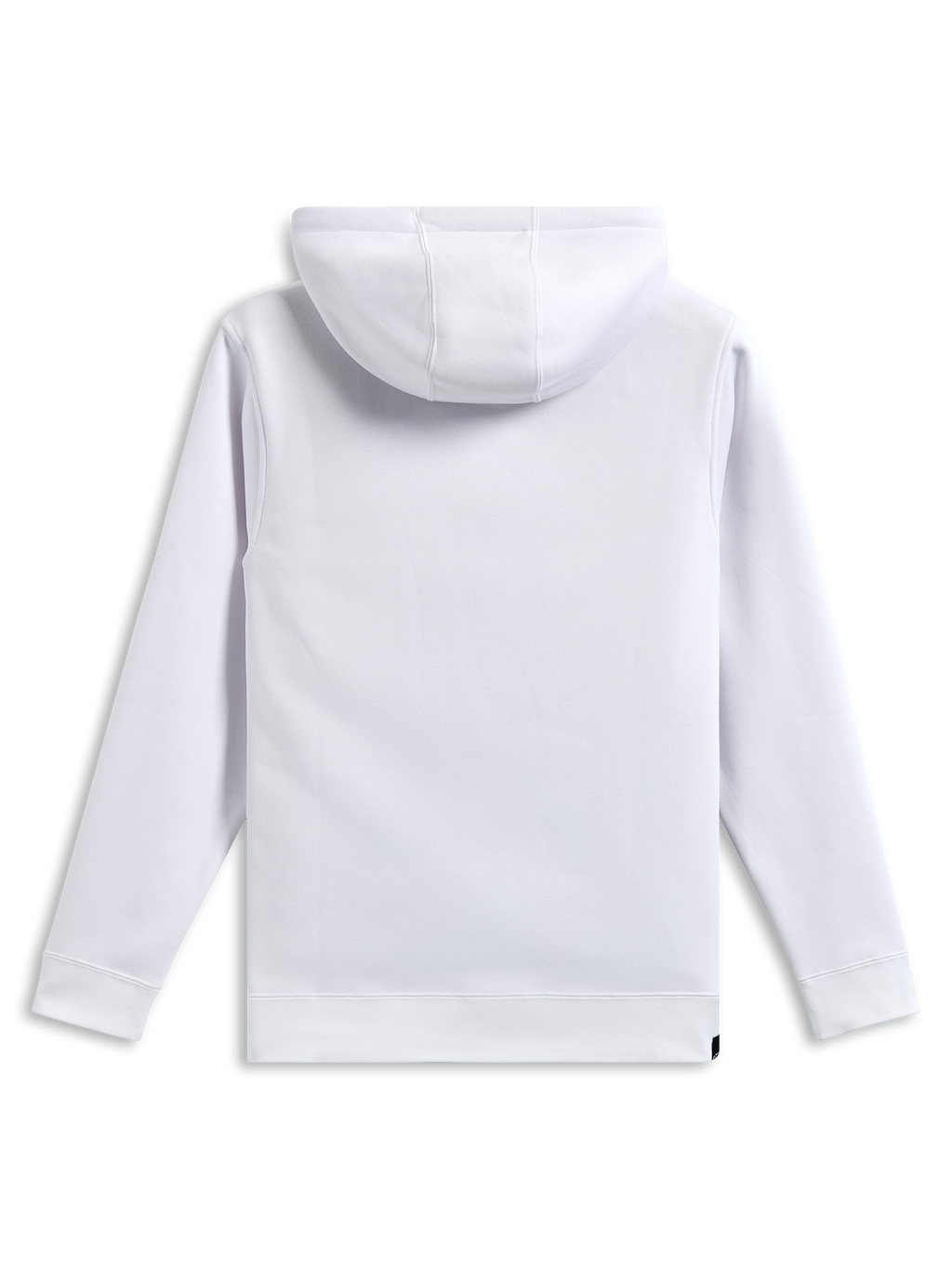 Alpinestars Blaze V3 Hoodie, widok z tyłu, biała, bluza z polaru z kapturem, długie rękawy ze ściągaczami na mankietach i dole, codzienna odzież sportowa