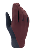 Alpinestars Stella A-Dura Thermal Gloves, damskie rękawice rowerowe MTB, bordowe i granatowe, niskoprofilowy design, neoprenowy mankiet, białe logo z boku, przeznaczone do jazdy w niskich temperaturach