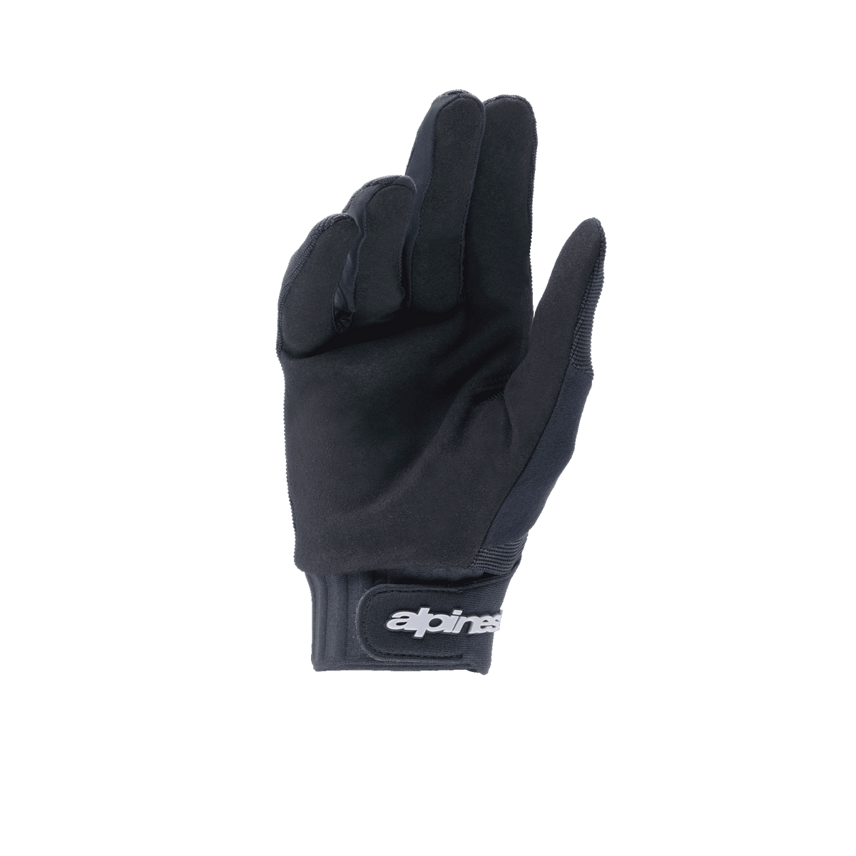 Alpinestars A-Dura Gloves, czarne rękawice MTB, dłoń z syntetycznego zamszu zapewniająca chwyt i trwałość, neoprenowy mankiet z zapięciem na rzep na nadgarstku, wszechstronny sprzęt wyczynowy do kolarstwa górskiego